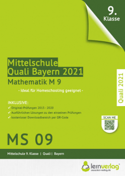 Original-Prüfungen Mathematik Mittelschule Quali Bayern 2021 | ISBN: 9783743000643