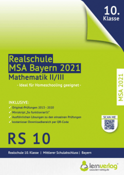 Original-Prüfungen Mathematik II Realschule Bayern 2021